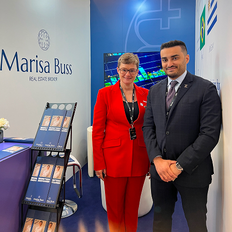 Marisa Buss em eventos do mercado imobiliário internacional
